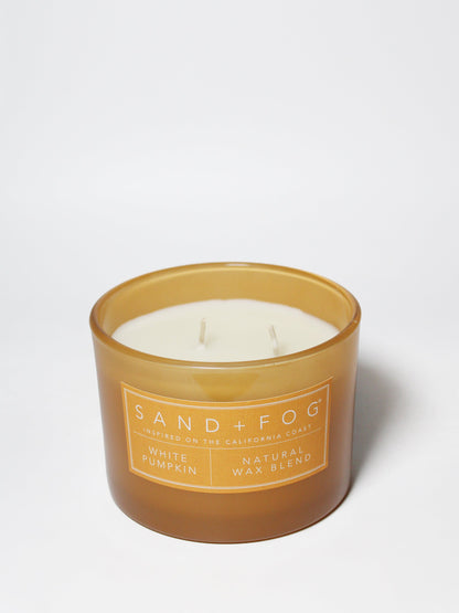 White Pumpkin 12 oz scented candle