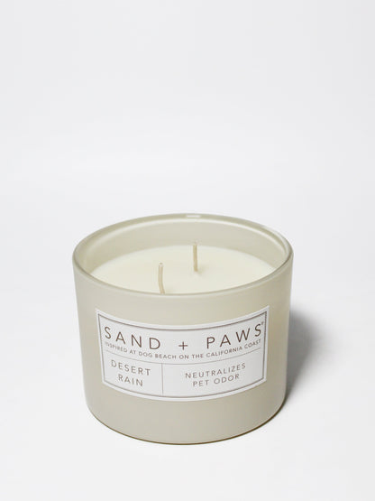 Sand + Paws Desert Rain 12 oz scented candle