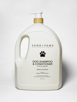 Sand + Paws Pet Shampoo & Conditioner - Vanilla Coconut