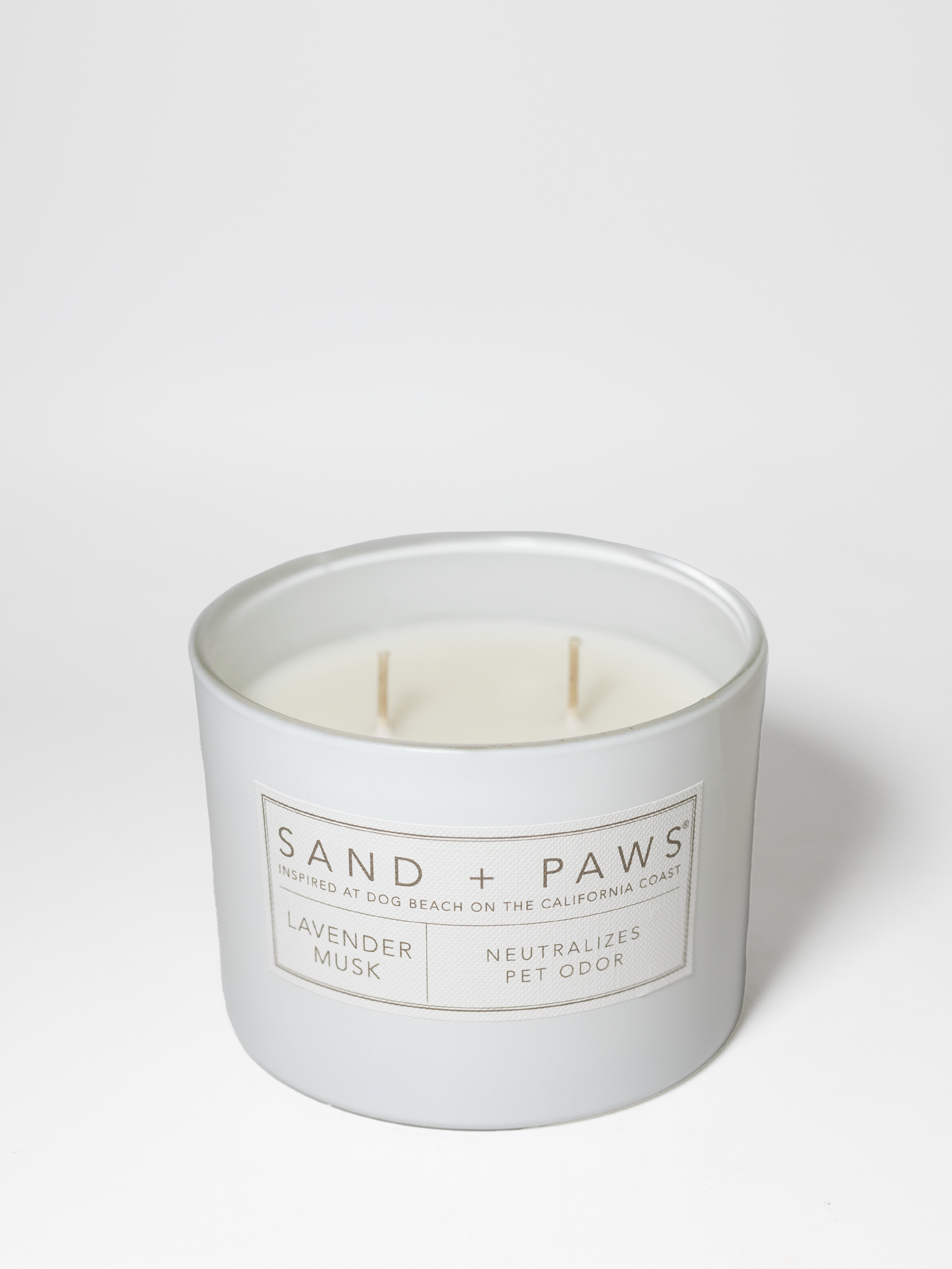Sand + Paws Lavender Musk 12 oz scented candle