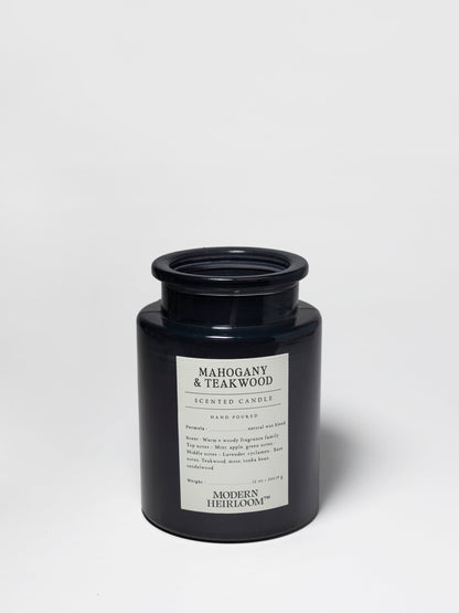 Mahogany & Teakwood 12 oz scented candle