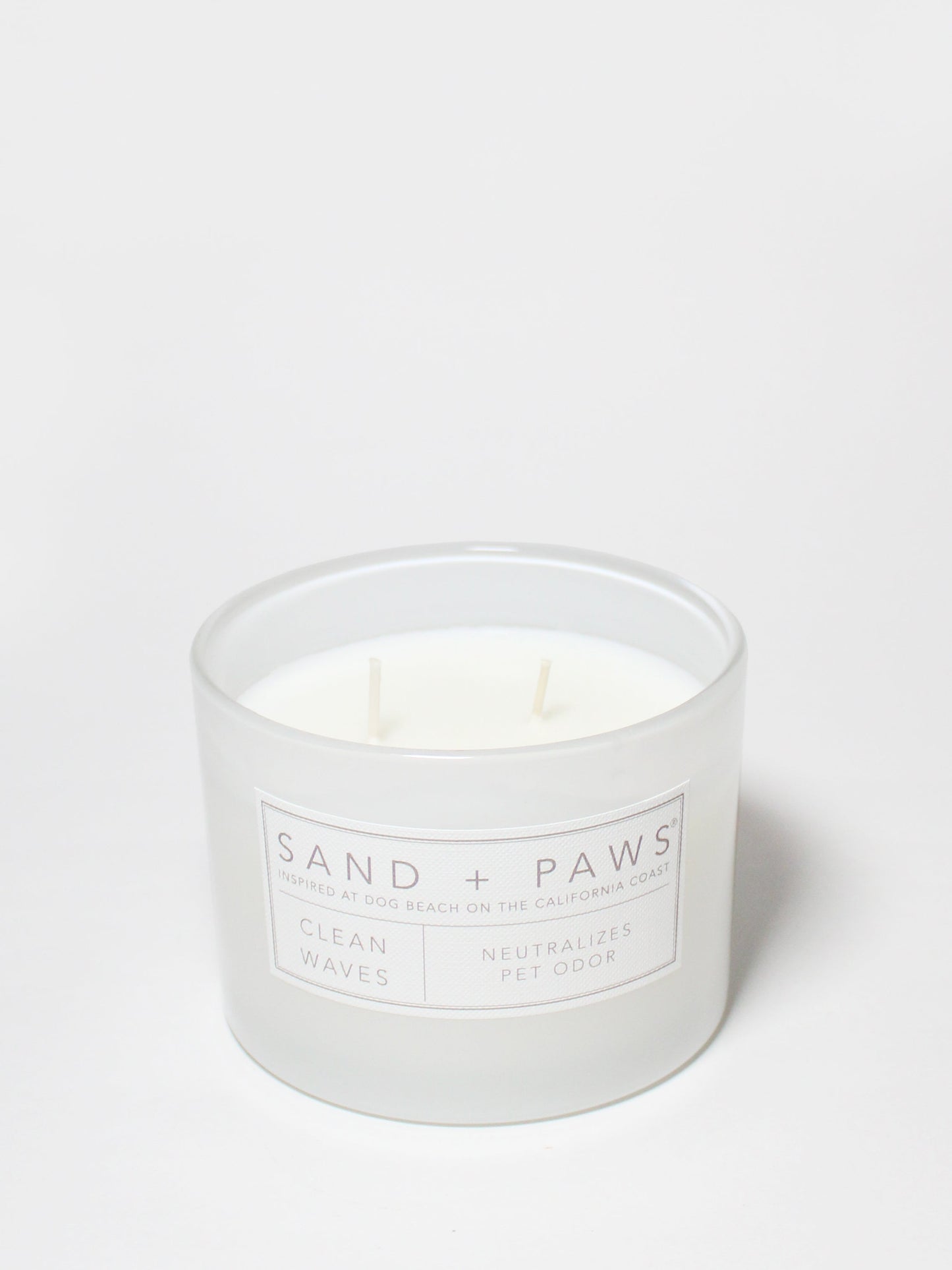 Sand + Paws Clean Waves 12 oz scented candle